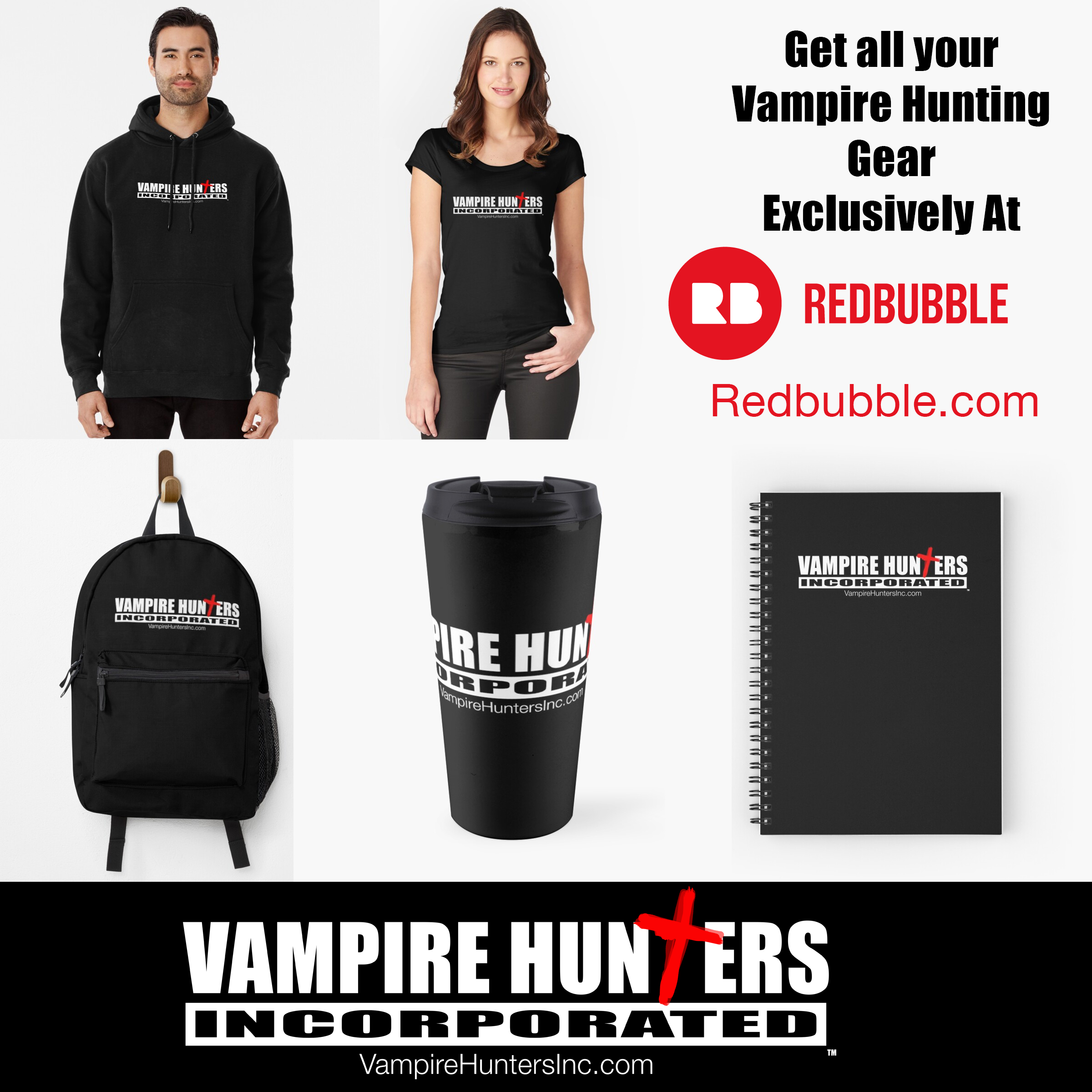 Vampire Hunters Incorporated Gear On Redbubble
